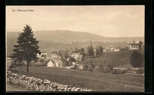 AK La Cote-aux-Fées, Vue Generale