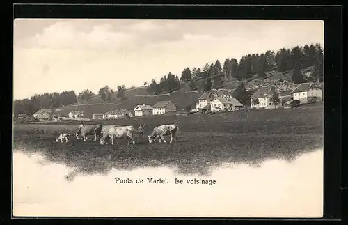 AK Ponts de Martel, Le voisinage