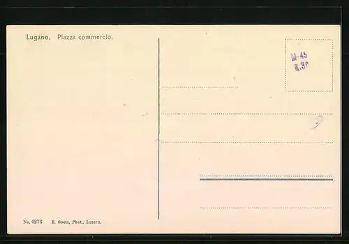 AK Lugano, Piazza commercia