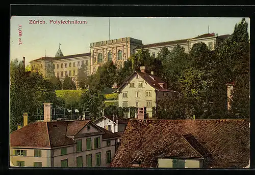 AK Zürich, Partie am Polytechnikum