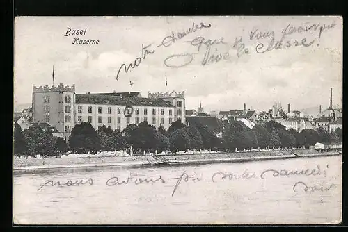 AK Basel, Blick auf die Kaserne