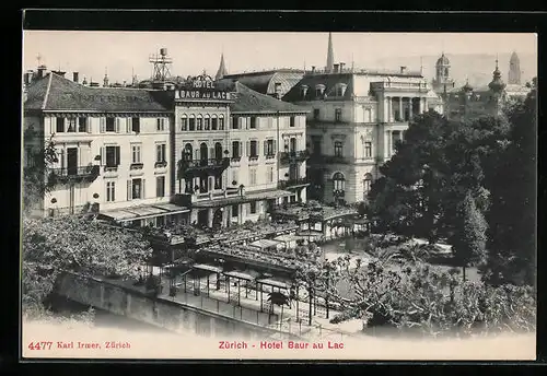 AK Zürich, Hotel Baur au Lac