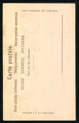 AK Zug, Gasthaus Rathauskeller mit Strasse