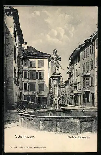 AK Schaffhausen, Partie am Mohrenbrunnen