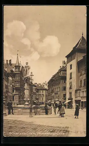 AK Schaffhausen, Partie am Frohnwaagplatz