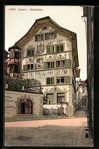 AK Luzern, Gasthaus Stadtkeller