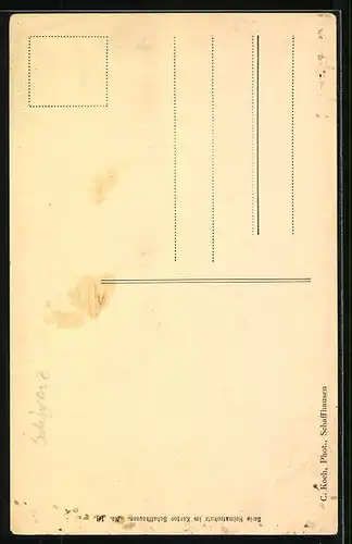 AK Schaffhausen, Gasthaus zum Ochsen