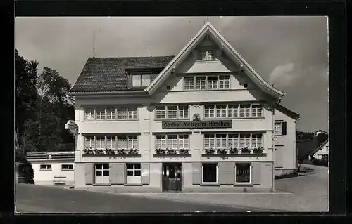 AK Heiden, Gasthof u. Metzgerei z. Hirschen