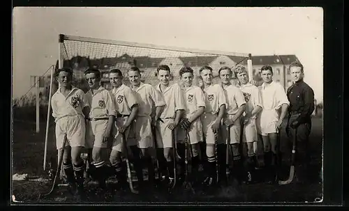 AK Foto einer Feldhockeymannschaft