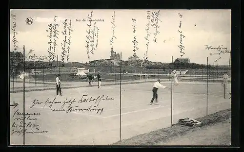 AK Jeu de lawn-tennis