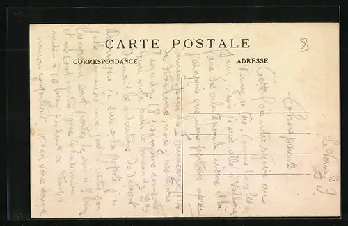 AK Deux Serres, Route de Valmeinier, Vue Generale