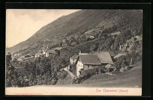 AK Les Chavannes, Vue generale