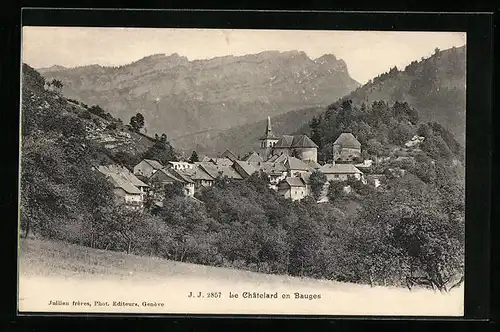 AK Le Châtelard, Vue generale en Bauges