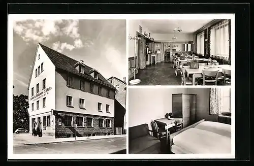 AK Heilbronn, Gasthof-Metzgerei Eugen Kraiss, Urbanstrasse 13