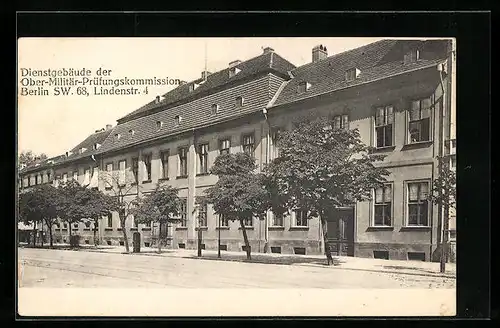 AK Berlin, Dienstgebäude der Ober-Militär-Prüfungskommision, Lindenstrasse 4