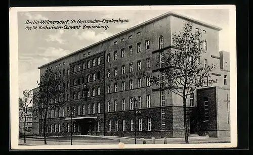 AK Berlin-Wilmersdorf, St. Gertrauden-Krankenhaus des St. Katharinen-Konvent Braunsberg