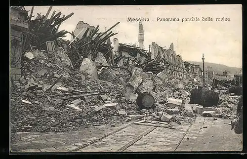 AK Messina, Panorama parziale delle rovine