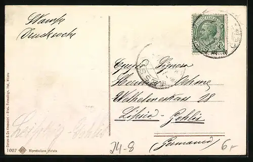 AK Messina, Via Garibaldi, Rovine, Erdbeben 1908