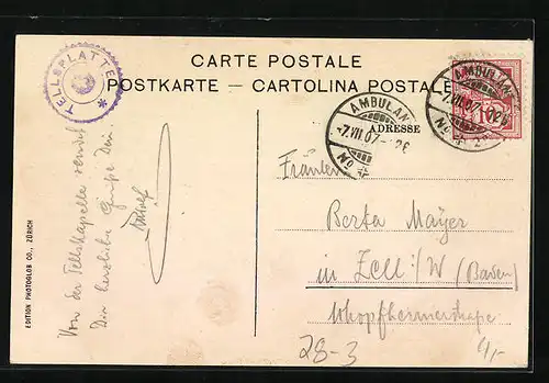 AK Sage von Wilhelm Tell, Tells Sprung