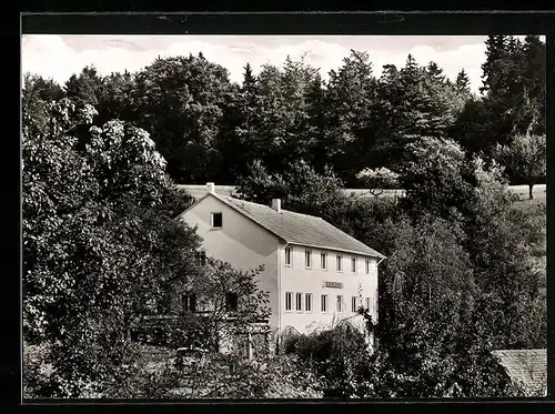 AK Beeghof /Kr. Crailsheim, Gasthaus-Pension Roseneck, Inh. Ernst Rosenecker