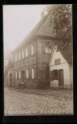 Foto-AK Römhild, Altes Schulhaus