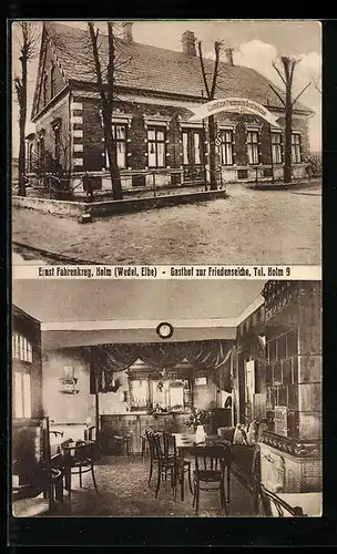 AK Holm /Wedel a. Elbe, Gasthof zur Friedenseiche von Ernst Fahrenkrug