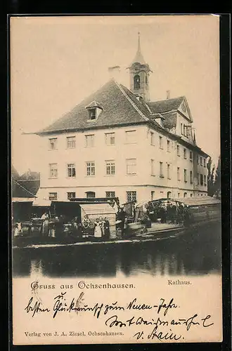AK Ochsenhausen, Partie vom Rathaus