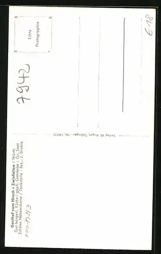 AK Zwiefalten /Württ., Gasthof zum Hirsch