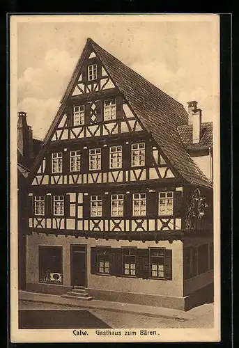 AK Calw, Gasthaus zum Bären