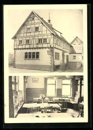 AK Heimsheim, Gasthof zum Hirsch