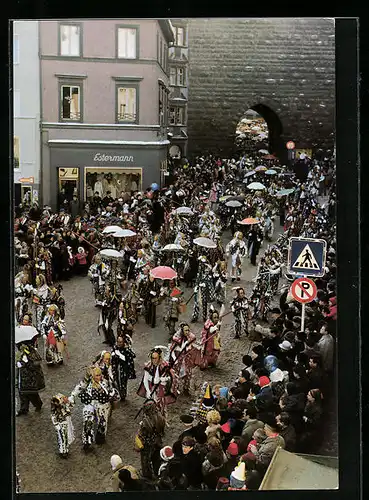 AK Rottweil a.N., Rottweiler Narrensprung, Umzug