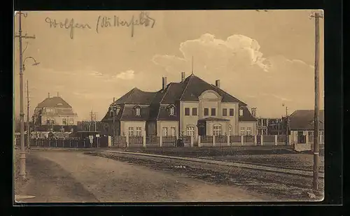 AK Bitterfeld, Kaufhaus der Anilin-Fabrik Wol