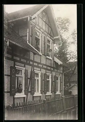Foto-AK Göppingen, Haus Jennewein 1909