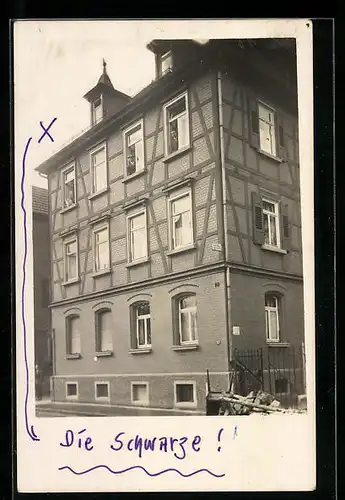 Foto-AK Göppingen, Schneiderei Carl Rüger ca. 1920
