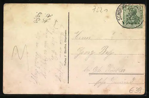 AK Adelberg /Kr. Göppingen, Gasthaus zum Rössle, Villa Link, Klosterkirche