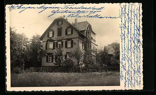 Foto-AK Freudenstadt, Hotel Villa Katharina 1934