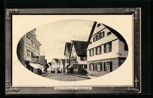AK Freudenstadt, Blick in die Lossburgerstrasse