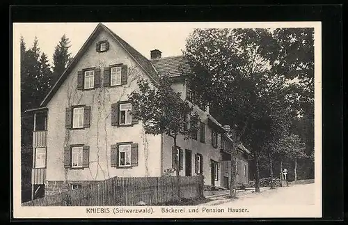 AK Kniebis, Bäckerei und Gasthaus Hauser