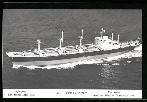 AK Handelsschiff MV Cedarbank