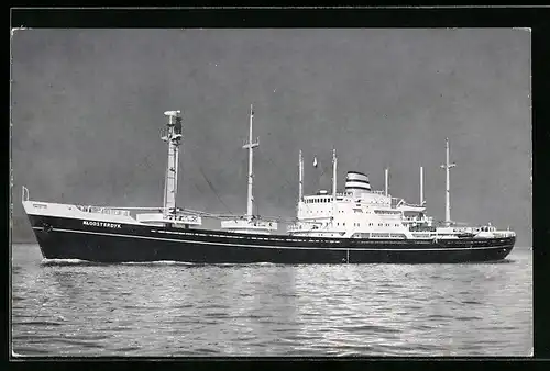 AK Handelsschiff M. V. Kloosterdyk auf hoher See