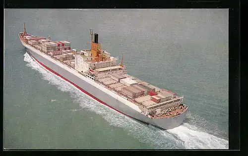 AK Handelsschiff Benalder, Ben Line Containers Ltd., Edinburgh, Containerschiff