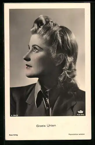 AK Schauspielerin Gisela Uhlen im Profil