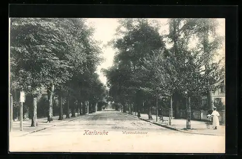 AK Karlsruhe, Westendstrasse