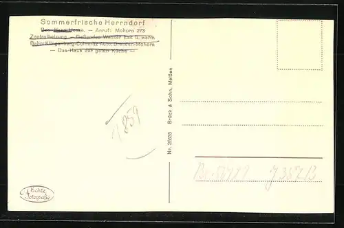 AK Herrndorf, Gasthof Hasse