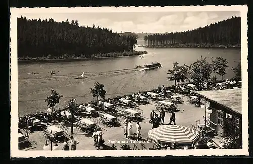 AK Zschopau, Talsperre mit Dampfer