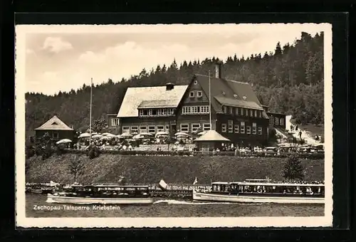 AK Zschopau, Gaststätte zur Talsperre und Dampfer