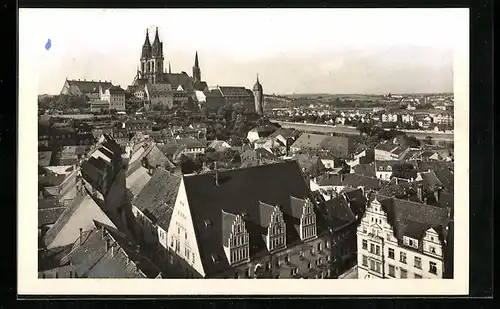 AK Meissen, Blick zur Albrechtsburg
