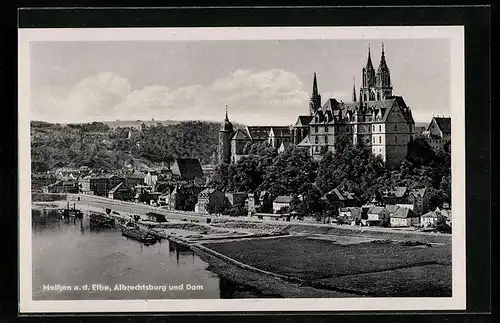 AK Meissen a. d. Elbe, Albrechtsburg und Dom