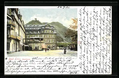 AK Bad Ems, Ansicht auf Kurhaus