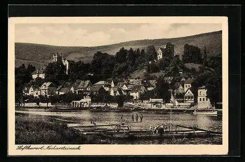 AK Neckarsteinach, Blick auf Luftkurort